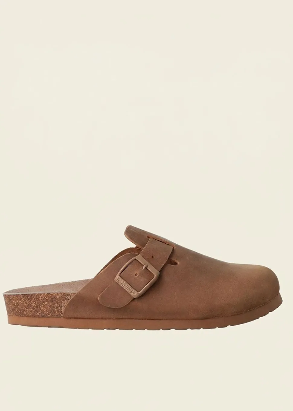 Sabots en cuir certifié | marron "riva apure clay"