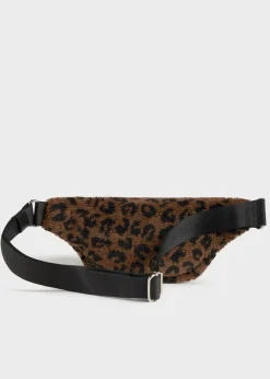 Sac banane matières recyclées | marron "simona waistbag - simona"