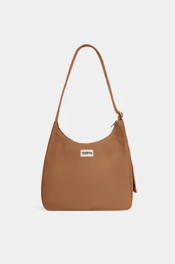 Sac bandoulière en coton biologique | cannelle