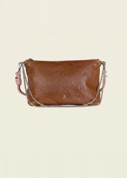 Sac bandoulière en cuir tannage végétal | marron