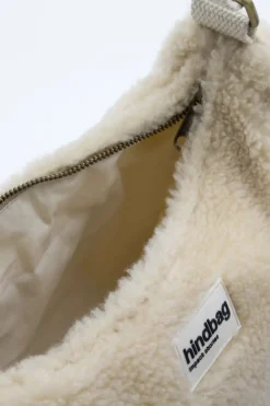 Sac bandoulière en matière recyclée | beige 