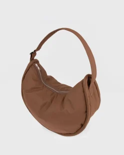 Sac bandoulière en matière recyclé | marron