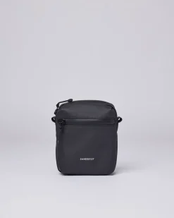 Sac à bandoulière 1l en matières recyclées | noir "poe black"
