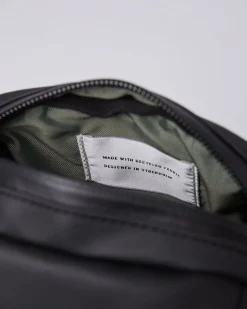 Sac à bandoulière 1l en matières recyclées | noir 