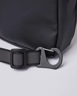 Sac à bandoulière 1l en matières recyclées | noir 