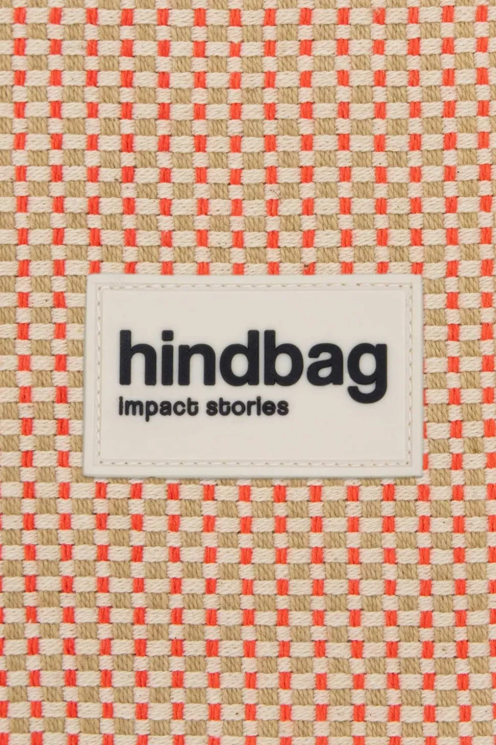 Sac cabas en coton bio | tressage corail "claude - tressage corail"