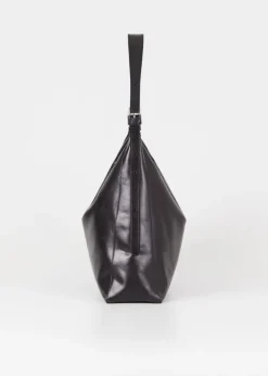 Sac cabas en cuir certifié | noir 