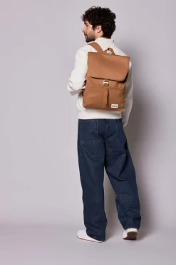 Sac à dos en coton bio | cannelle "gustave"