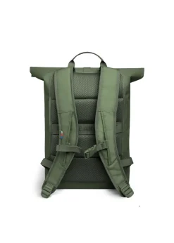 Sac à dos imperméable 26l en matière recyclée | vert "rolltop lite 2.0 algae"