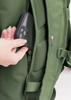Sac à dos imperméable 26l en matière recyclée | vert