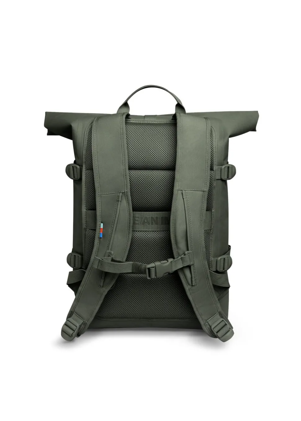 Sac à dos 31l en matière recyclée | vert "rolltop 2.0 algae"