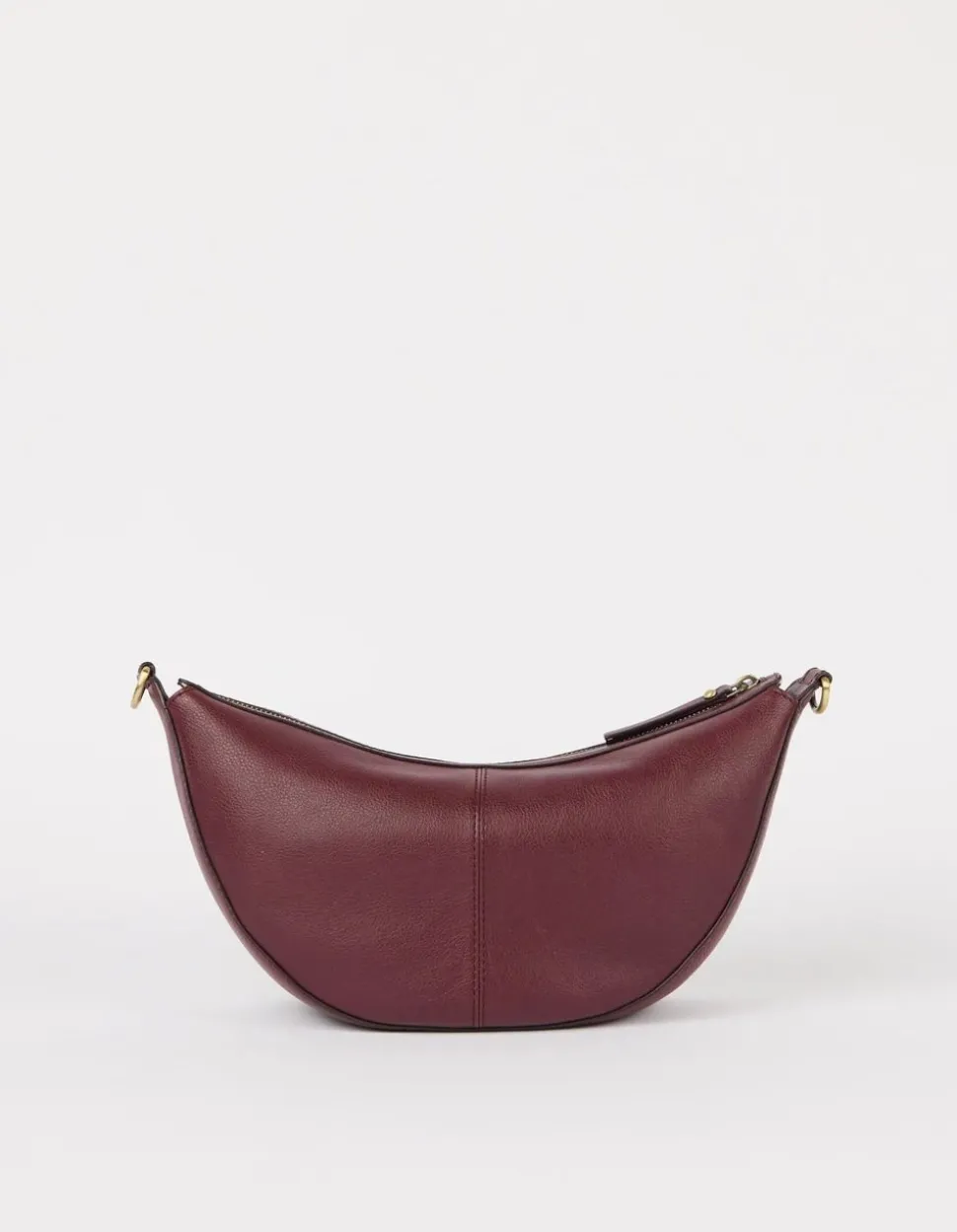 Sac en cuir certifié | bordeaux "leo - dark cherry soft grain"
