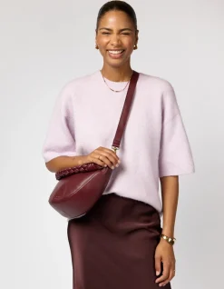 Sac en cuir certifié | bordeaux