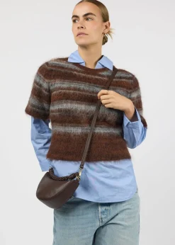 Sac à en cuir certifié | chocolate 