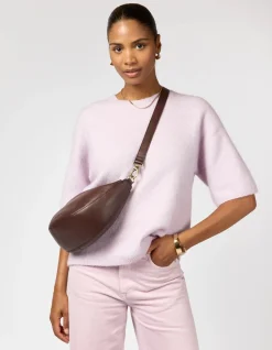 Sac en cuir certifié | marron grainé "leo - chocolate soft grain"