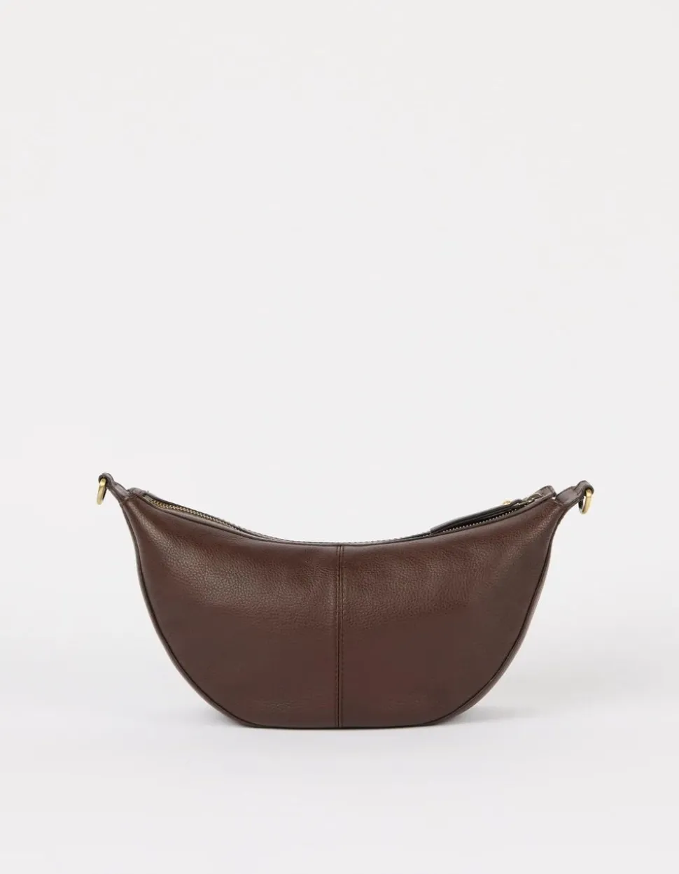Sac en cuir certifié | marron grainé "leo - chocolate soft grain"