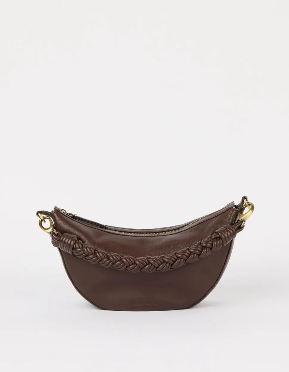 Sac en cuir certifié | marron grainé "leo - chocolate soft grain"