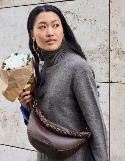 Sac en cuir certifié | marron grainé