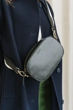 Sac à main en cuir certifié | noir 
