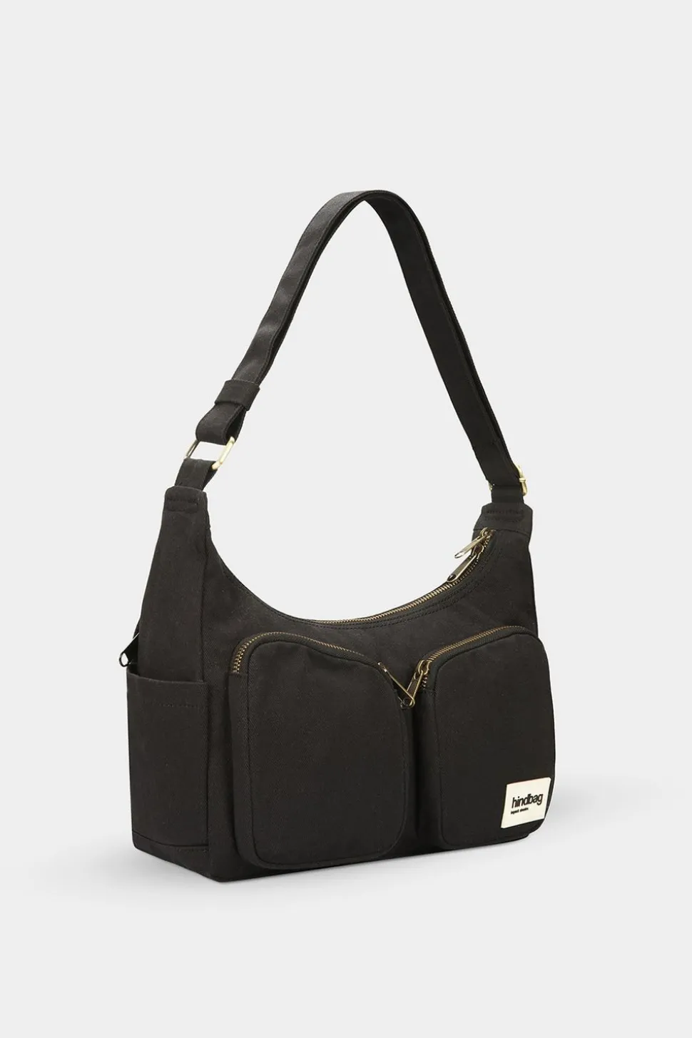 Sac multipocket en coton bio | noir "emile noir" - noir