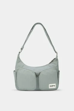 Sac multipocket en coton bio | sauge 