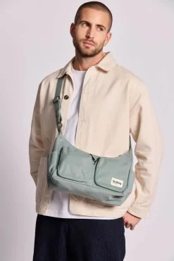 Sac multipocket en coton bio | sauge 