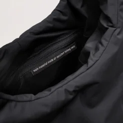 Sac épaule en matière recyclée | cloud shoulder bag monochrome black