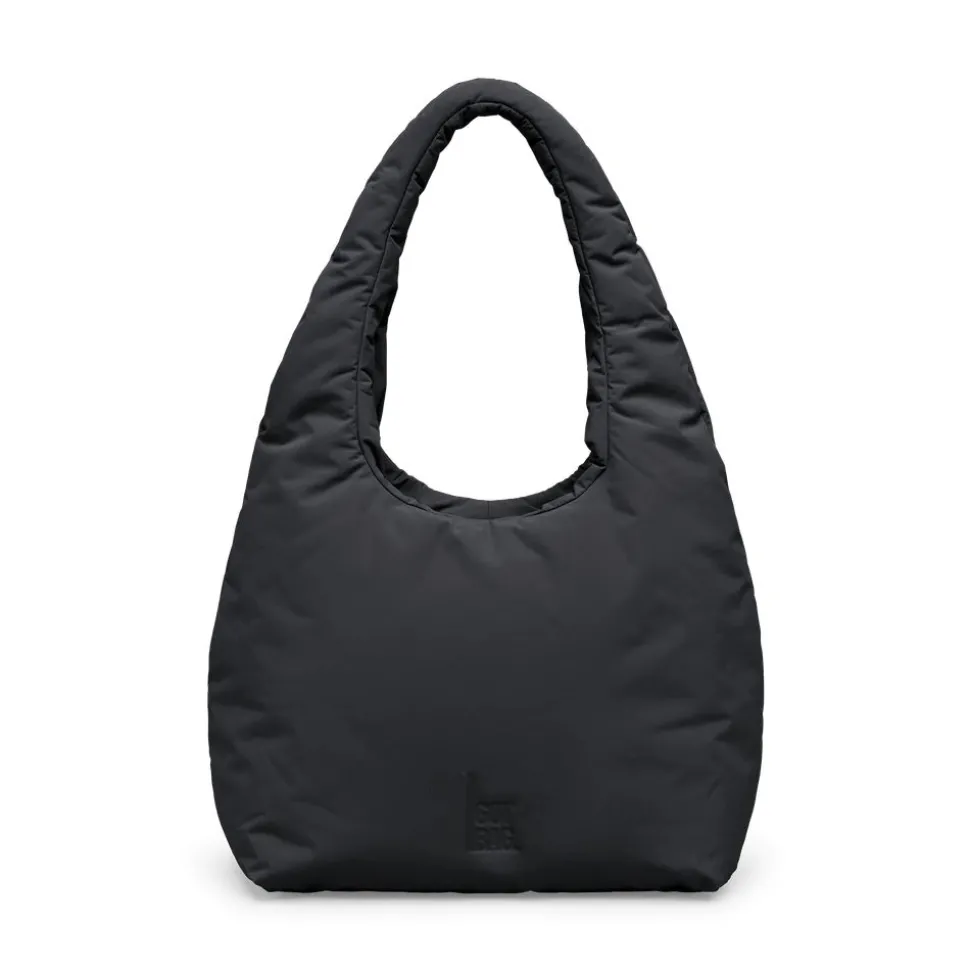 Sac épaule en matière recyclée | cloud shoulder bag monochrome black