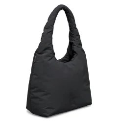 Sac épaule en matière recyclée | cloud shoulder bag monochrome black