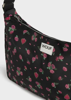 Sac épaule en matières recyclées | multicolor "bloom hobo bag - bloom"