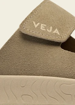 Sandales en cuir suède | beige "etna - taupe_almond"