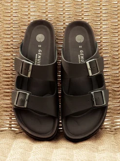 Sandales en cuir suède certifié | alpaca 