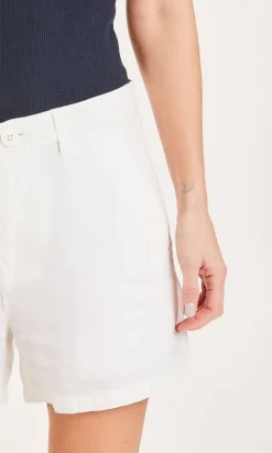 Short blanc en lin bio - senna