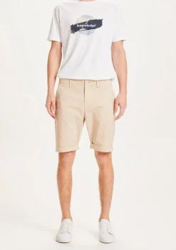 Short chino en coton bio | beige 