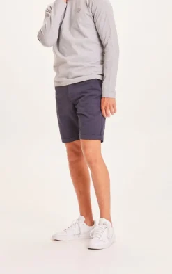 Short chino en coton bio | marine 
