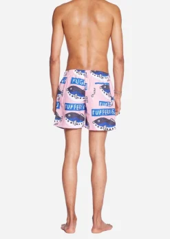 Short de bain en matières recyclées | rose 