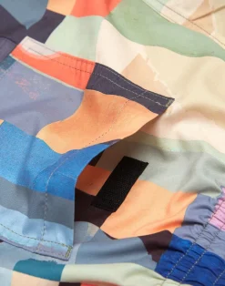 Short de bain en matières recyclées | multicolore 