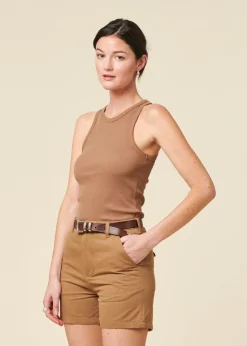 Short en coton biologique | "gale boyfriend mid-rise"