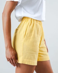 Short en coton biologique | jaune 