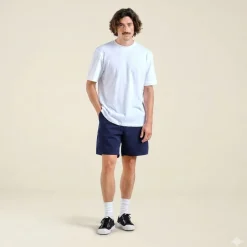 Short en coton bio | marine "olmen navy - black iris"