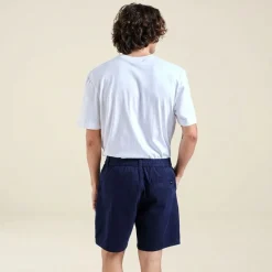 Short en coton bio | marine "olmen navy - black iris"