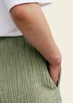 Short en coton bio | vert "women´s shorts organic cotton - green mist"