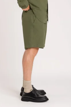Short en lin | vert "reagan four leaf clover"