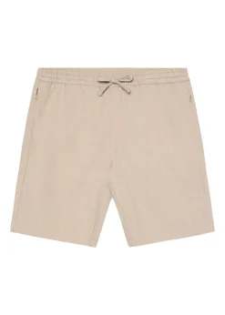 Short en mélange lyocell et lin | beige 
