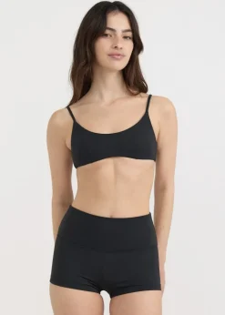 Shorty de bain en matières recyclées | "swim bikini shorts - black"