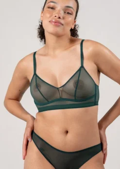 Soutien-gorge en matières recyclées | vert 