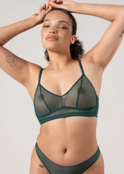 Soutien-gorge en matières recyclées | vert 