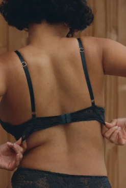 Soutien-gorge en matières recyclés | noir 
