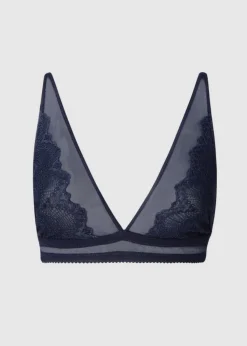 Soutien-gorge en polyamide recyclé | bleu 