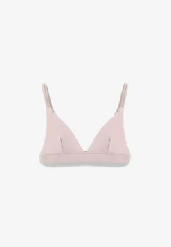 Soutien-gorge triangle en modal | rose "osilaa - grey blush"